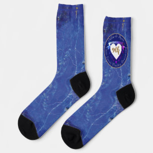 9th Lapis Anniversary  Socks