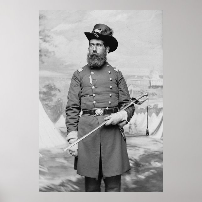 9th Massachusetts Officer, 1860s Poster (Front)