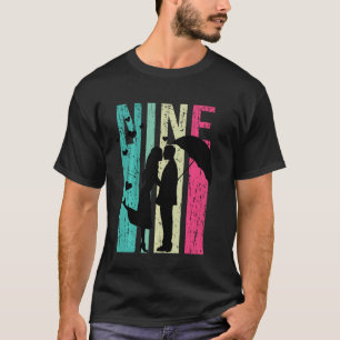 9th Wedding Anniversary Husband Wife 9 Years of Ma T-Shirt