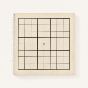 9x9 Goban for Puzzles & Games Customizable Notebook