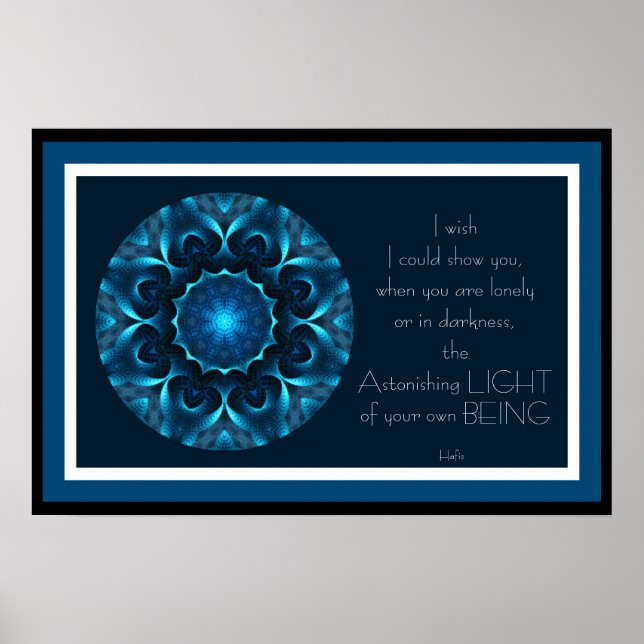 A001.Astonishing Light - Frameable Print.1 Poster (Front)