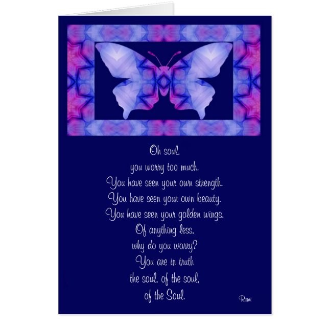 A001 Oh Soul - Butterfly Card.1. (Front)