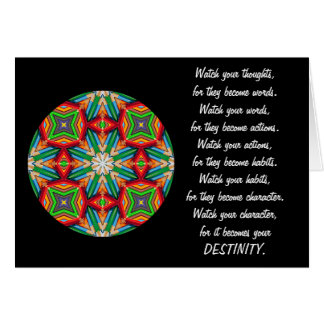A01 Coloured Pencil - Kaleidoscopic Destiny Card.1