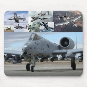 A10 Thunderbolt & AH-64 Apache Mouse Pad
