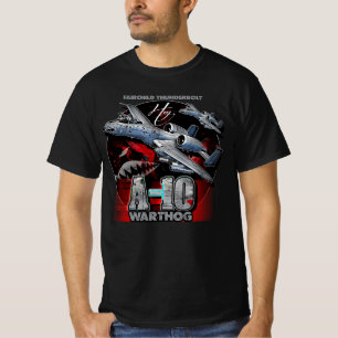 A10 Warthog Fairchild Thunderbolt USAF Fighter Air T-Shirt