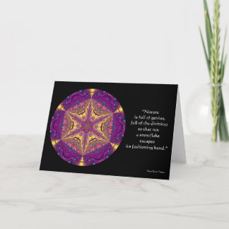 A16 Personalized  Star Snowflake Card.2 Holiday Card