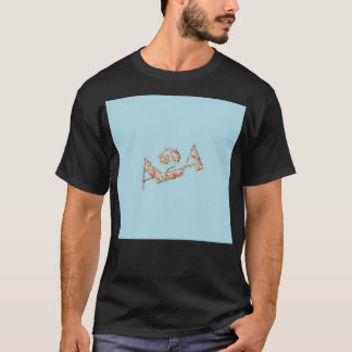a24 floral logo Pin T-Shirt