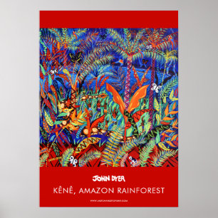 A2 poster by John Dyer. Tribal body art