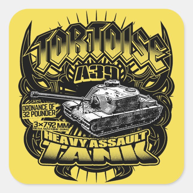 A39 Tortoise Classic Round Sticker Sticker (Front)