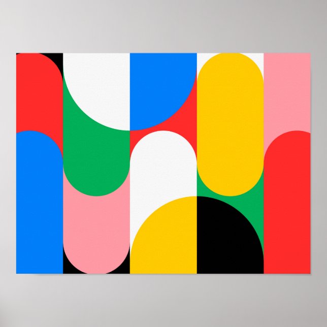 A3 Bauhaus Art Poster 3 (Devant)