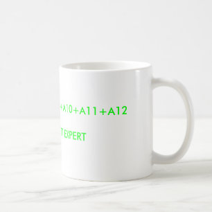 A5+A6+A7+A8+A9+A10+A11+A12SPREADSHEET EXPERT COFFEE MUG