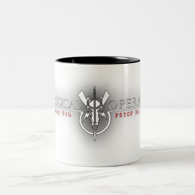 A5POB Kaffee Kup dark glow Two-Tone Coffee Mug (Center)