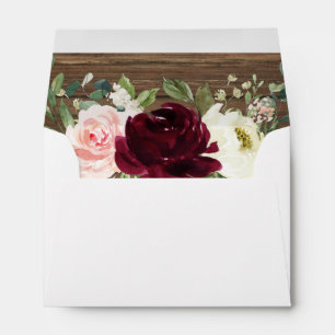 A6 Notecard Rustic Wood Envelope