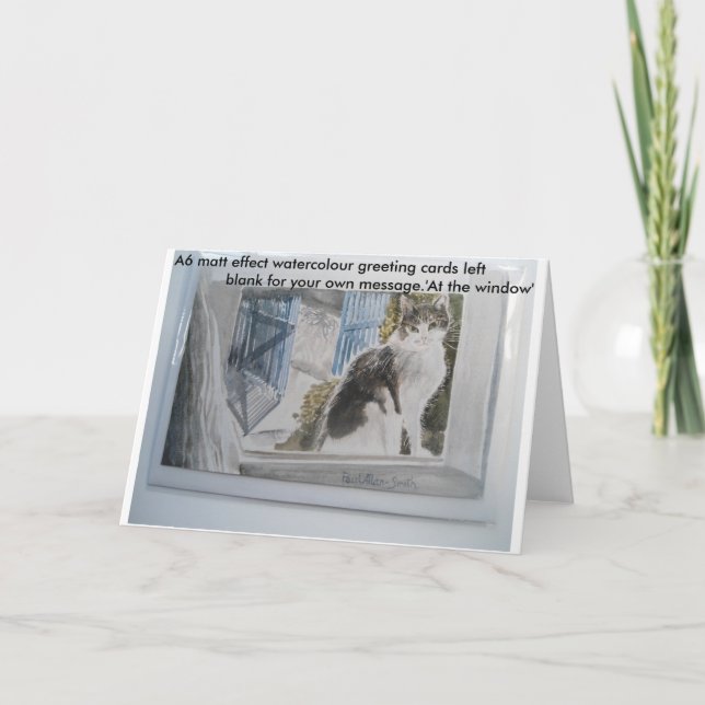 A6 watercolour greeting cards (Front)