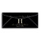 A7 Black & Cream Monogram Wedding Envelopes