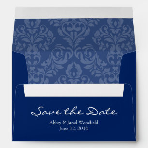 A7 bleu marine 5x7 Enregistrer les enveloppes de d