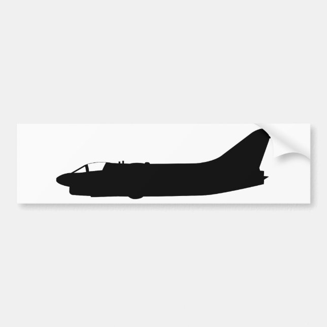 A7 Corsair Silhouette Bumper Sticker (Front)