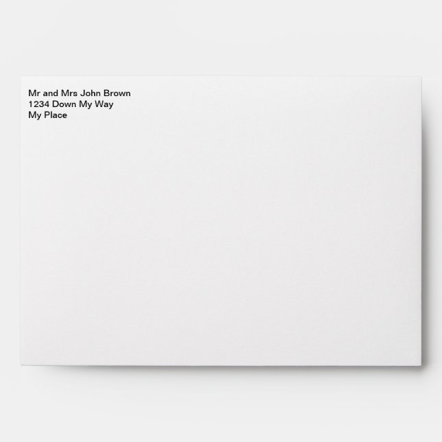 A7 Envelope with Lace Seal in Felt Finish (Front)