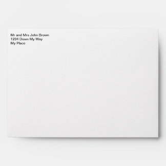 A7 Envelope with Lace Seal in Felt Finish