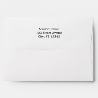 A7 Envelopes with Printed Return Address