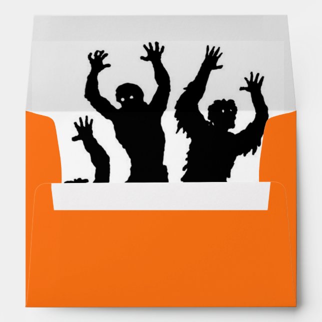 A7 Greeting Card/Zombies Envelopes (Back (Bottom))
