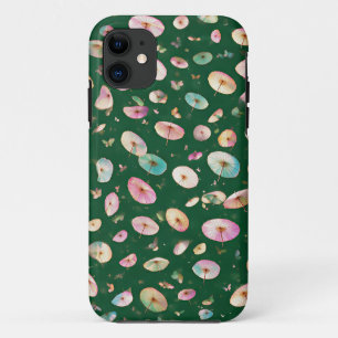 A 1000 Parasols Forest Green iPhone 11 Case