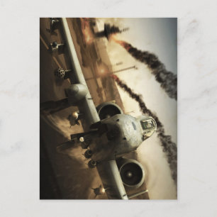 A-10 Thunderbolt Airplane Postcard