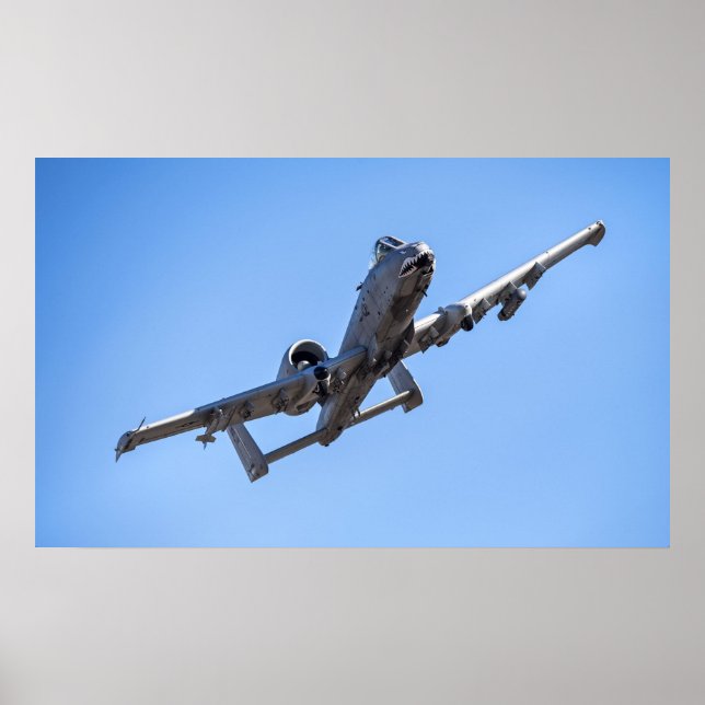 A-10 Thunderbolt II Aircraft Poster (Front)