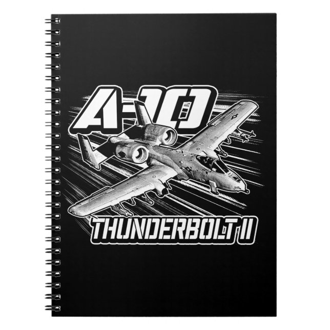 A-10 Thunderbolt II Carnet  Spiral Carnet photo (Devant)