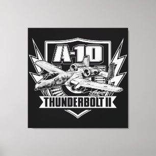 A-10 Thunderbolt II Impression de toile étirée