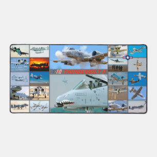 A-10 THUNDERBOLT II "MONTAGE" DESK MAT