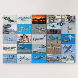 A-10 THUNDERBOLT II “MONTAGE” JIGSAW PUZZLE