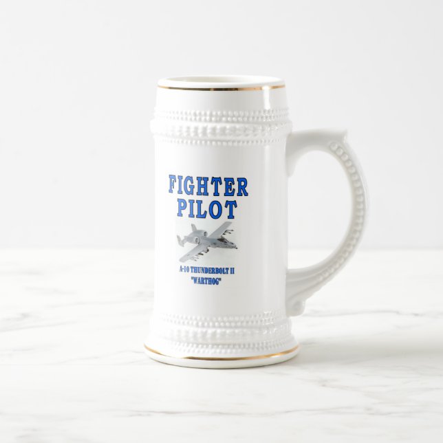 A-10 THUNDERBOLT II WARTHOG BEER STEIN (Right)