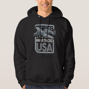 A 10 Warthog Thunderbolt Fighter Jet Attack Aircra Hoodie