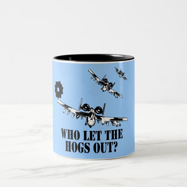 A-10 Warthog Two-Tone Coffee Mug (Center)