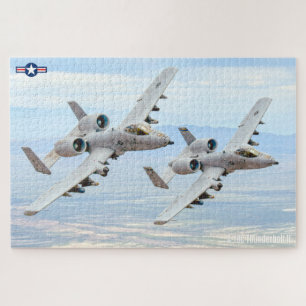 A-10C THUNDERBOLT II (20x30 INCH) Jigsaw Puzzle