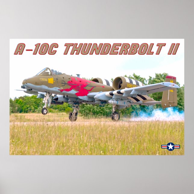 A-10C THUNDERBOLT II POSTER (Front)
