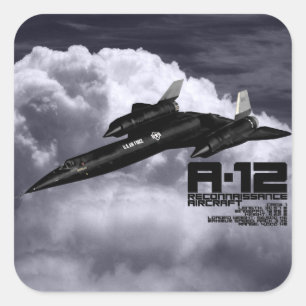 A-12 SQUARE STICKER