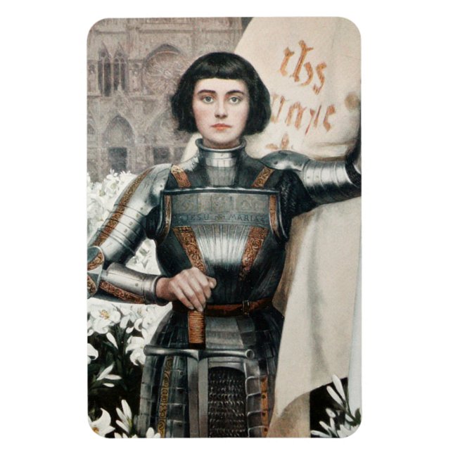 A 1903 Engraving of Joan Of Arc Magnet (Vertical)
