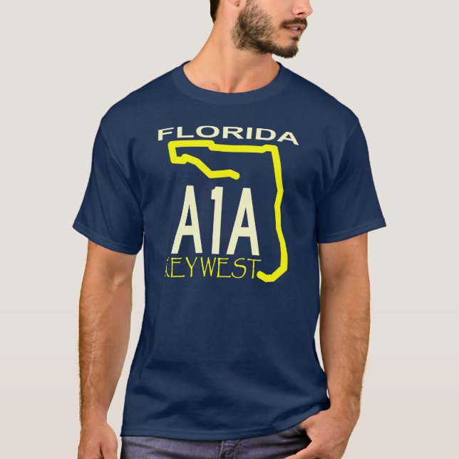 A-1-A Key West dark T-Shirt (Front)