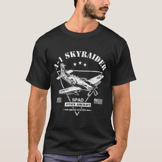 A-1 Skyraider _#34_SPAD_#34_ T-shirt aéronef (Devant)