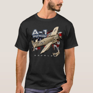 A-1 Skyraider VintageUSAF FIghter Airplane T-Shirt