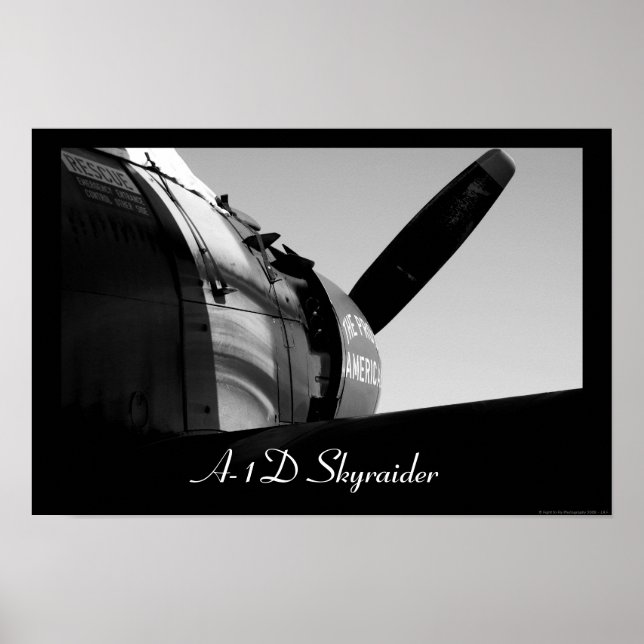 A-1D Skyraider Poster (Front)