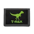 Portefeuille d'argent de dinosaure du