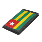 Portefeuille du drapeau du Togo
