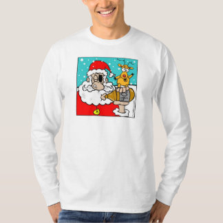 A 40oz X-Mas from Santa T-Shirt
