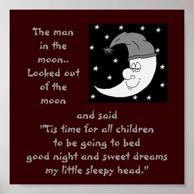 a-4 man in the moon poster (Front)