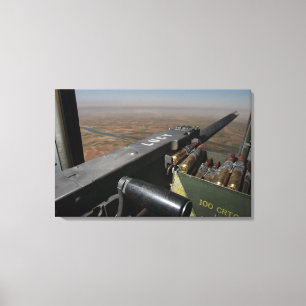A 50 calibre machine gun canvas print