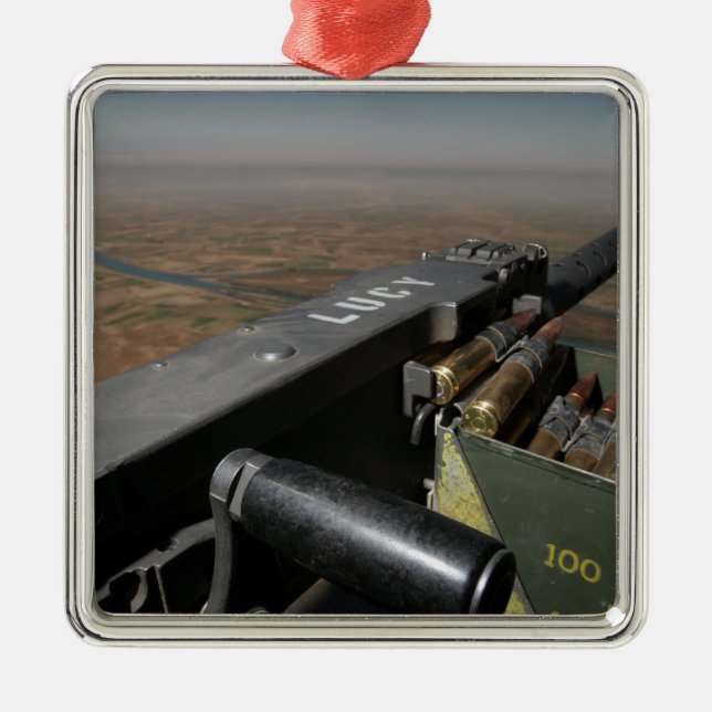 A 50 calibre machine gun metal ornament (Front)