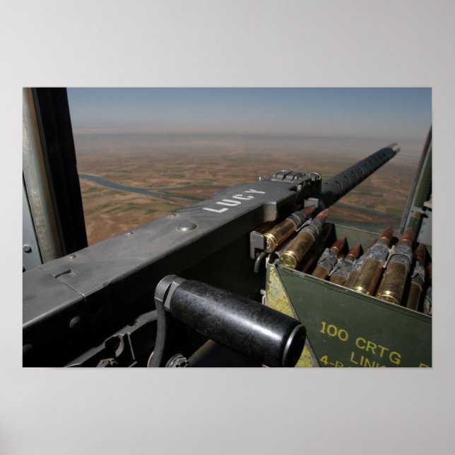 A 50 calibre machine gun poster (Front)